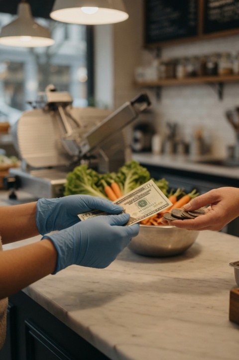 When gloves move from payment to prep, they stop being clean.